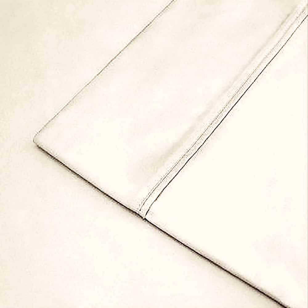 Authentic Hotel and Spa 100% Cotton 400 TC Solid Sateen Sheet Set
