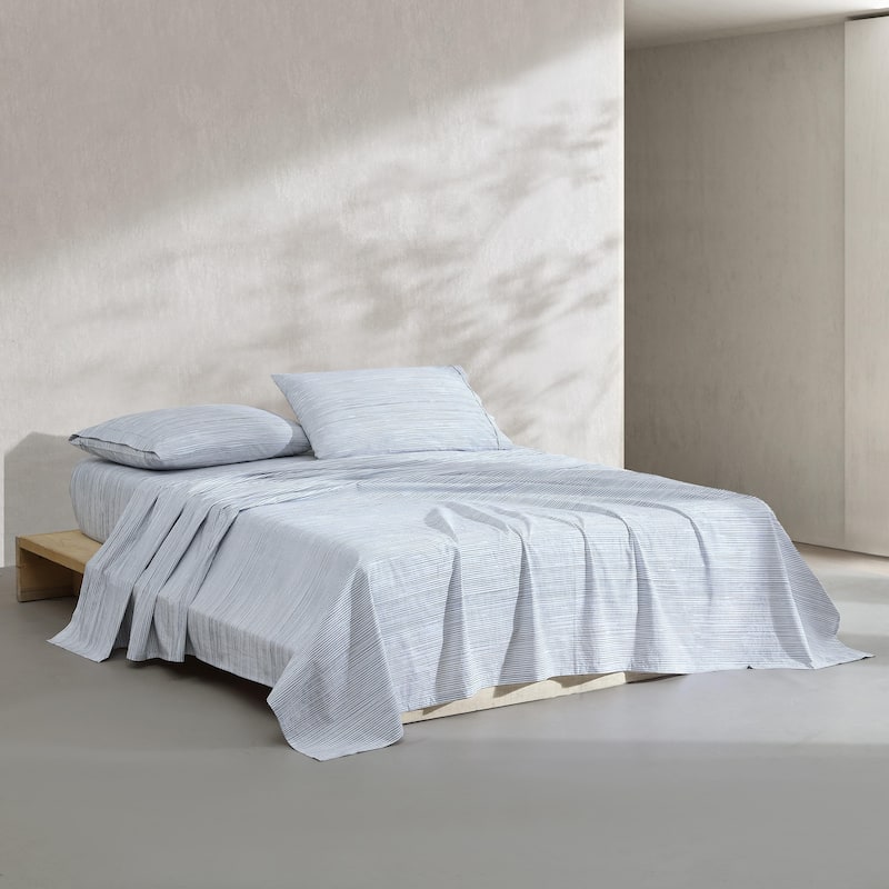 Calvin Klein Washed Cotton Percale Sheet Set