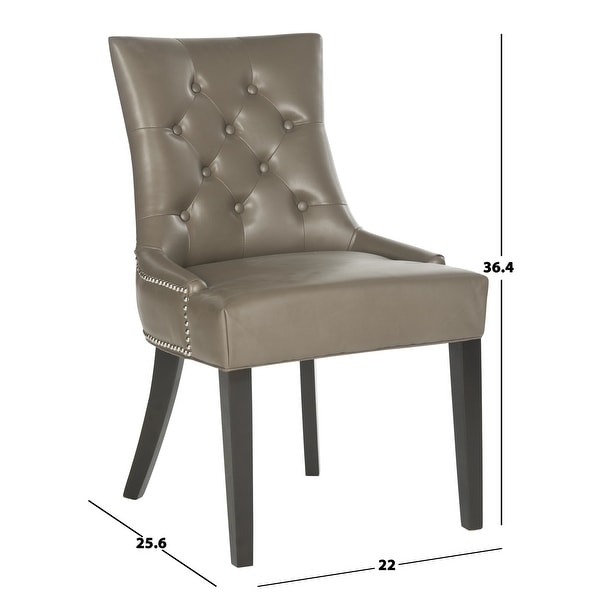 SAFAVIEH Dining Harlow Clay Ring Chair (Set of 2) - 22" x 25.6" x 36.4"