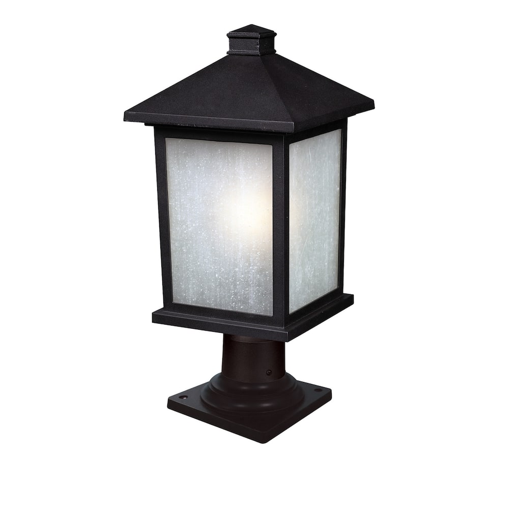 Z-Lite Holbrook 21" Tall 1 Light Outdoor Pier Mount Light with Seedy