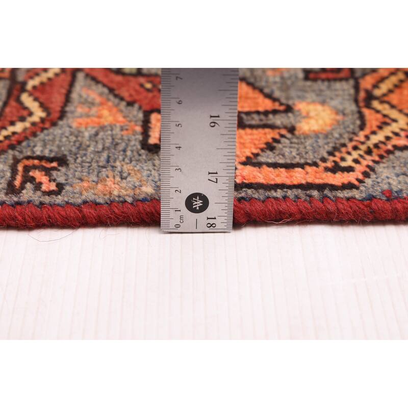 ECARPETGALLERY Hand-knotted Antalya Vintage Dark Red Wool Rug - 3'10 x 6'4