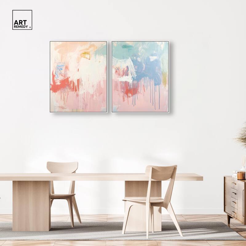Breath of Colors Canvas Set of 2 by Art Remedy