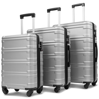 Lightweight Hardshell Luggage Set with TSA Lock - 2-Piece Spinner Suitcases (20