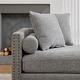 preview thumbnail 5 of 42, 75.2"Wide Upholstered Chaise Lounge with Nailheads, Sleeper Sofa Couch With 4 Throw Pillows & 2 Bolsters, Rubberwood Legs