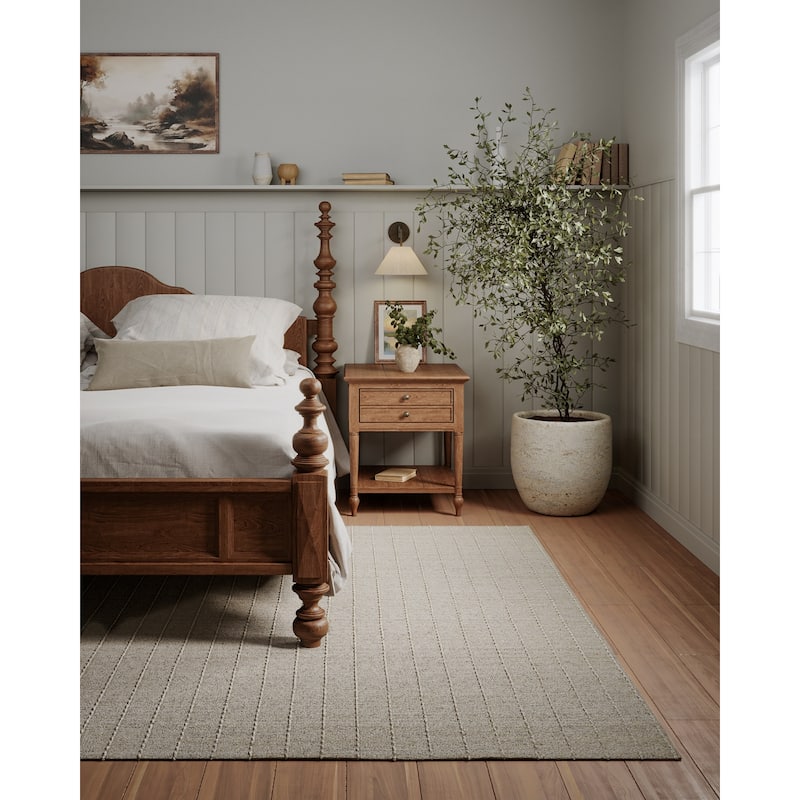 Momeni Oliver Hand Loomed Wool Blended Striped Area Rug