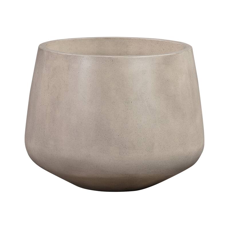 Amethyst Modern Lightweight Concrete Indoor or Outdoor Planter