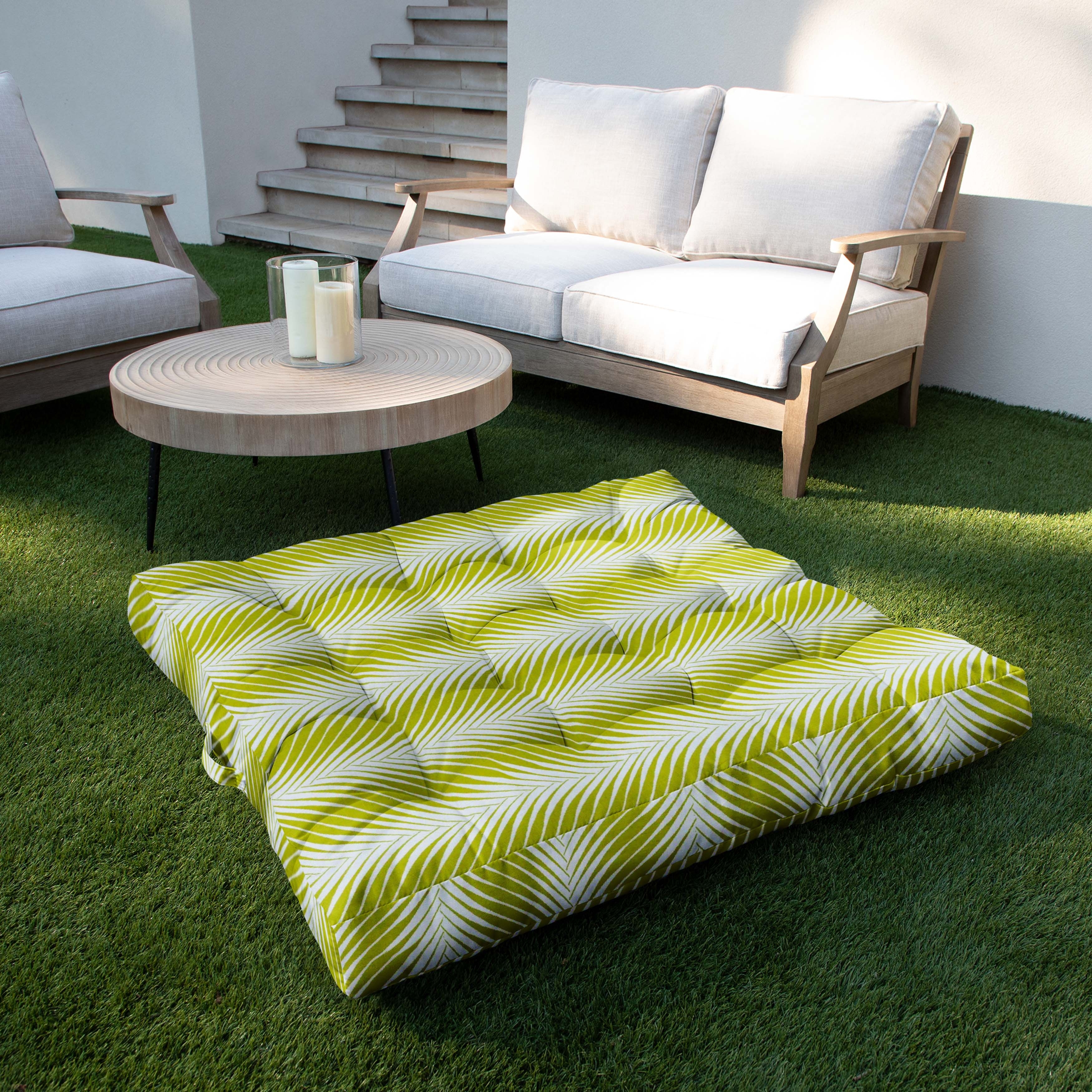 Outdoor Floor Cushion Water Repellent Floor Pillow Large Floor