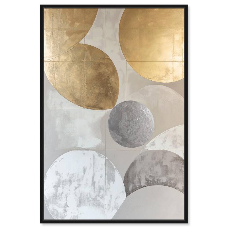 Golden Sequence II Canvas by Art Remedy - 36" x 54" - Black