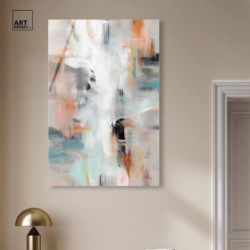 Gilded Mist Acrylic by Art Remedy, Ready to Hang