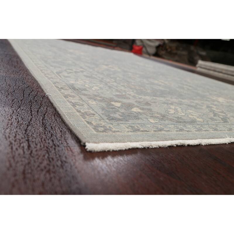 Geometric Ziegler Turkish Wool Area Rug Traditional Dining Room Carpet - 6'7" x 9'10"