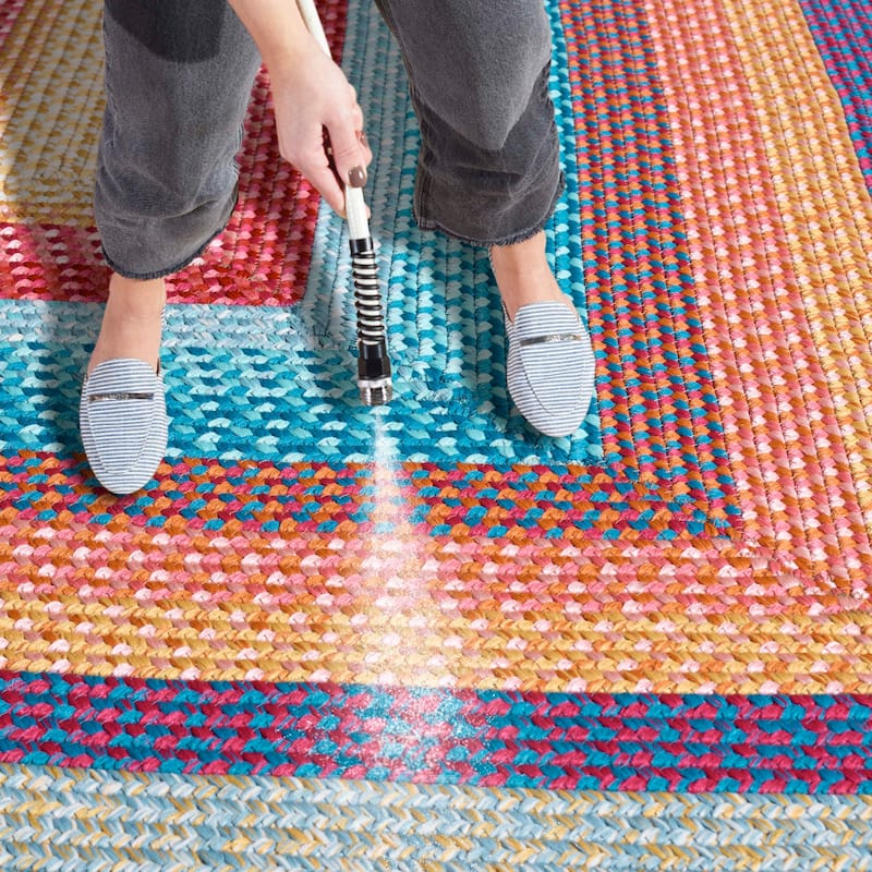 SAFAVIEH Handmade Braided Jo Machine Washable Country Casual Rug