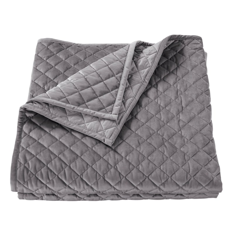 HiEnd Accents Velvet Diamond Quilt, 1PC