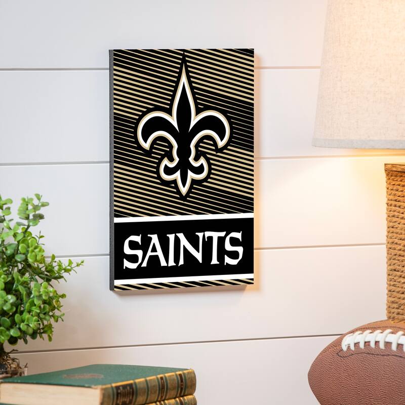 New Orleans Saints Foam Core Wall Decor - White