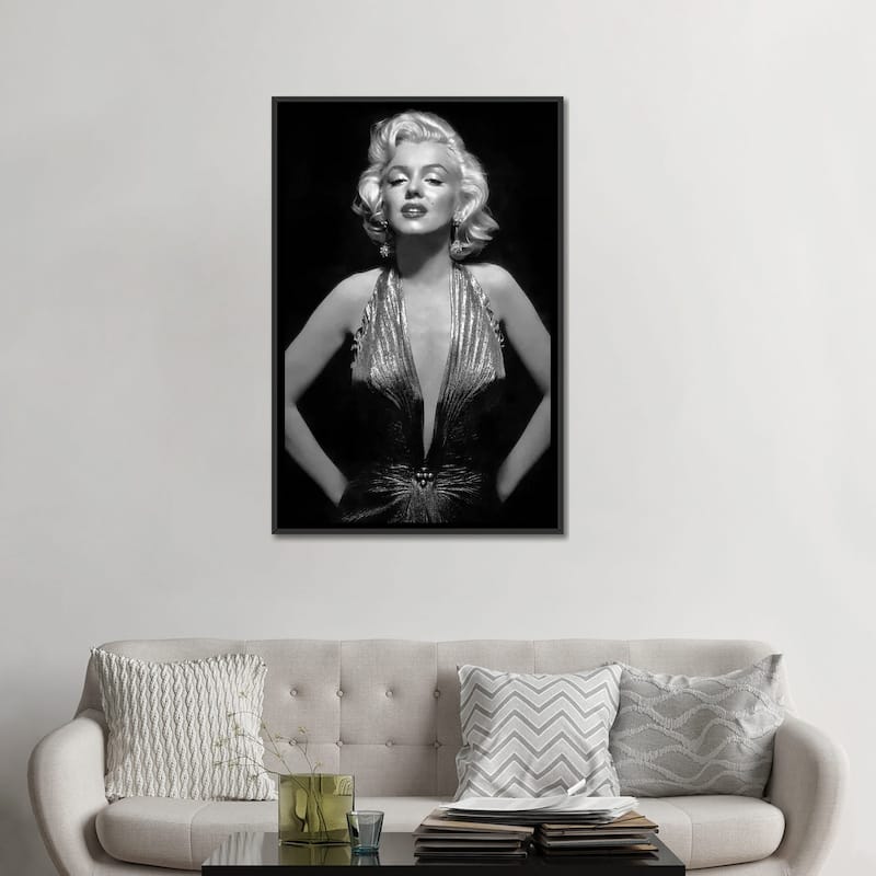 iCanvas "The Iconic Marilyn Monroe" by Radio Days Framed Canvas Print