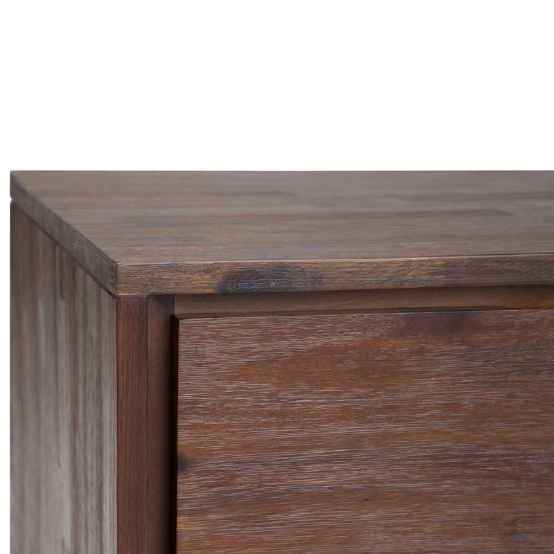 WYNDENHALL Mitchell WOOD and Metal 22 inch Wide Modern Industrial End Side Table