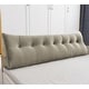 preview thumbnail 30 of 55, WOWMAX Bed Rest Wedge Reading Pillow Bolster Back Support Headboard Taupe