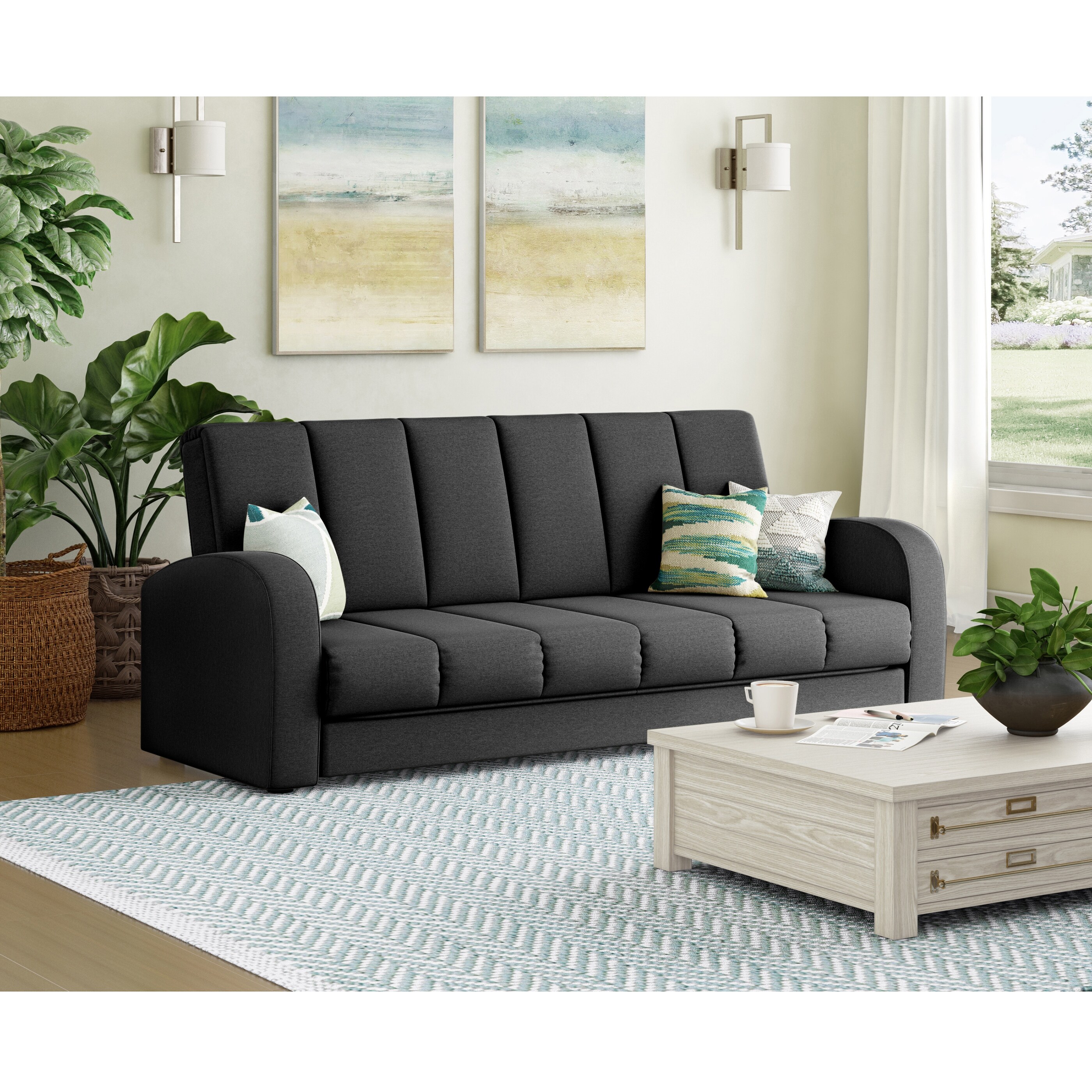 Shop Copper Grove Sorkin Velour Convert A Couch Sofa Sleeper Overstock 32207336