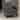 Tria 35 Inch Accent Chair, Gray Top Grain and Split Leather, Brown Wood