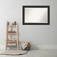 preview thumbnail 17 of 31, Beveled Bathroom Wall Mirror - Shipwreck Black Frame