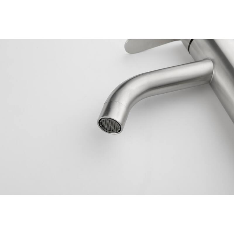 Modern Single Handle Bathroom Sink Faucet with Controls for Water Flow Speed and Temperature, Easy Clean