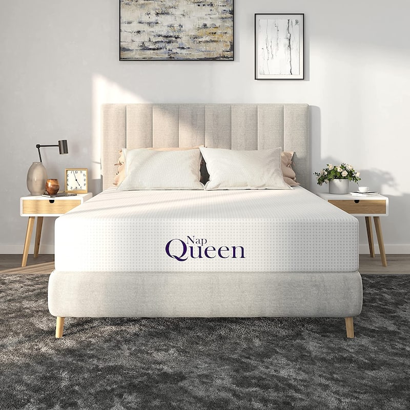 NapQueen Bamboo Charcoal 12'' Memory Foam Mattress - Twin