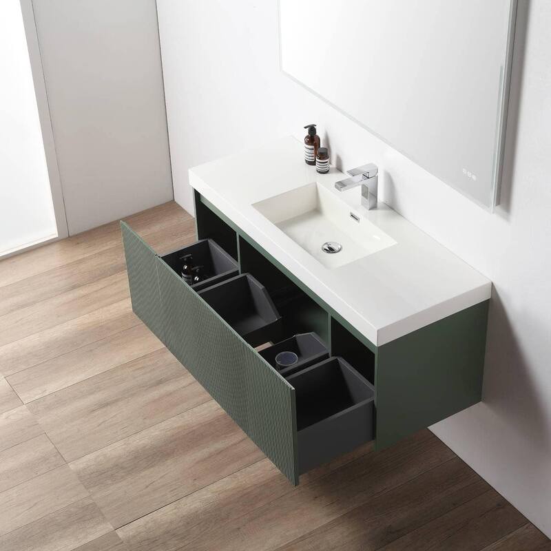 Blossom Positano 48" Floating Vanity with Sink & 2 Side Cabinets
