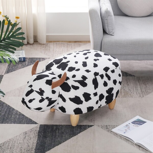Ottoman Storage, Kids Animal Stool Footstool, Cartoon Chair Solid