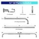 preview thumbnail 84 of 98, Energy-saving Wraparound Adjustable French Blackout Curtain Rod Set