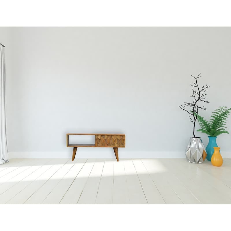 Pineapple Carve Sliding Media Unit