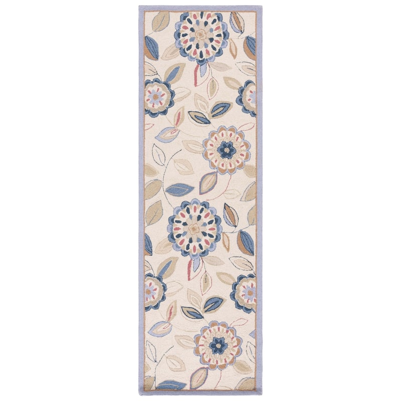 SAFAVIEH Handmade Chelsea Lily Pad French Country Wool Rug