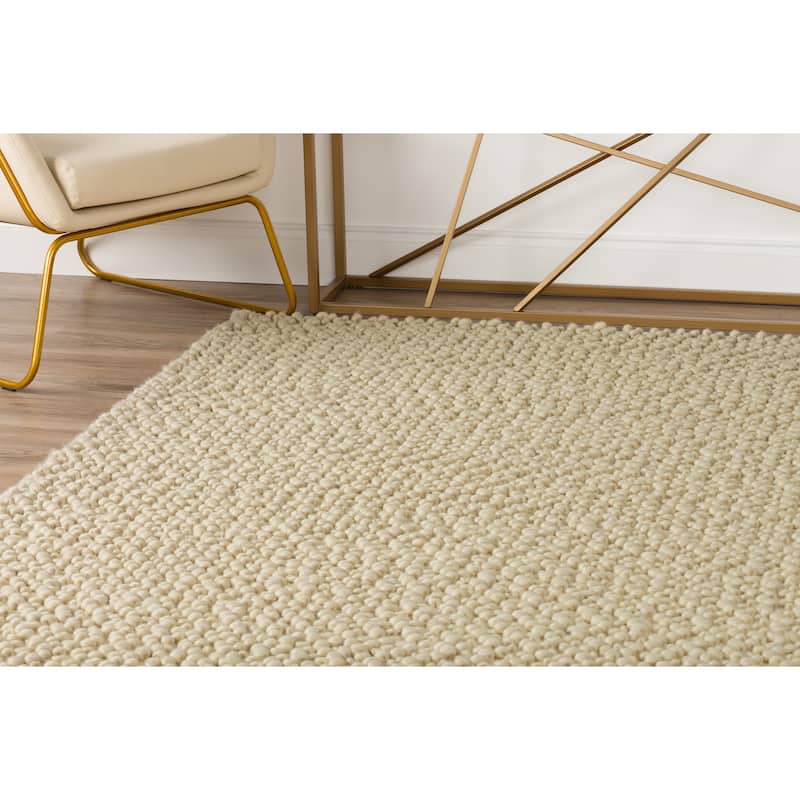 Addison Boulder Chunky Hand-loomed Wool Area Rug