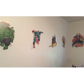 Shop DC Justice League Peel & Stick Giant Wall Decals ...