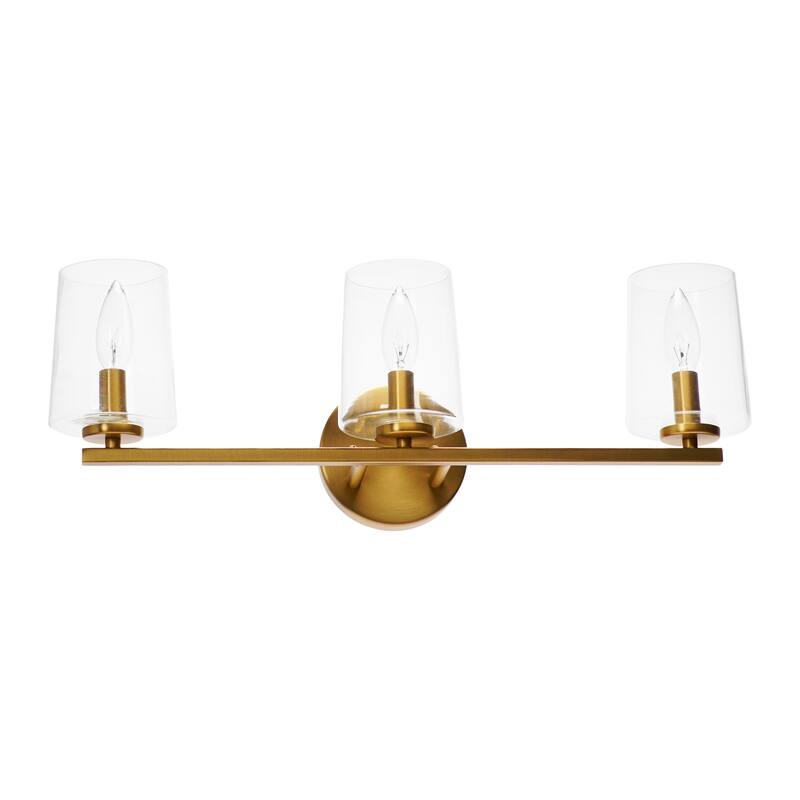 Robert Stevenson Lighting Berkley - Metal and Glass Vanity Light