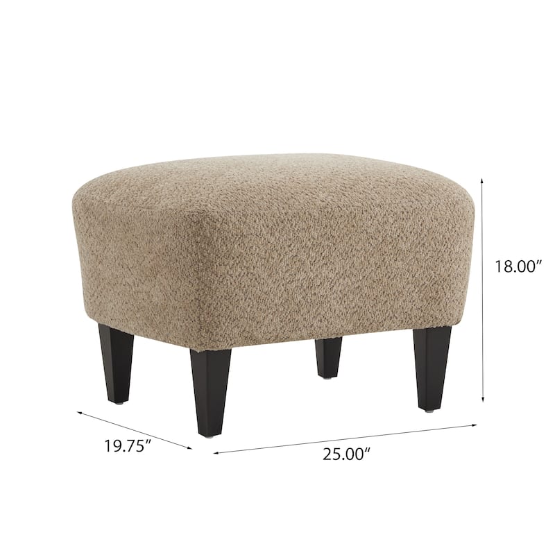 Hartshorn Upholstered Club Chair and Ottoman Set by Christopher Knight Home