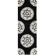 preview thumbnail 12 of 103, SAFAVIEH Handmade Soho Shyhrete Medallion N.Z. Wool Rug 2'6" x 8' Runner - Black/Ivory