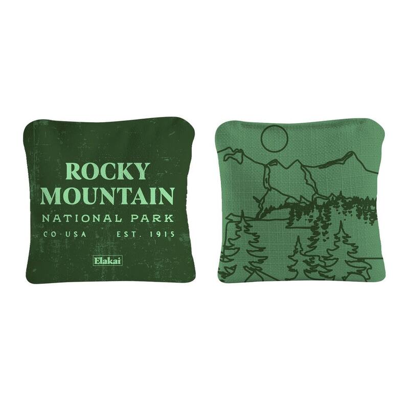 Rocky Mountain National Park Dual Sided Pro Cornhole Bags (Set of 4)