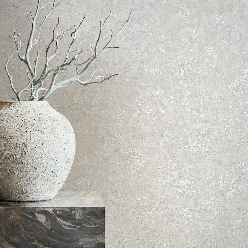Galerie Wallcoverings Kumano Textured Plaster Effect Vinyl on Non-woven Wallpaper Roll