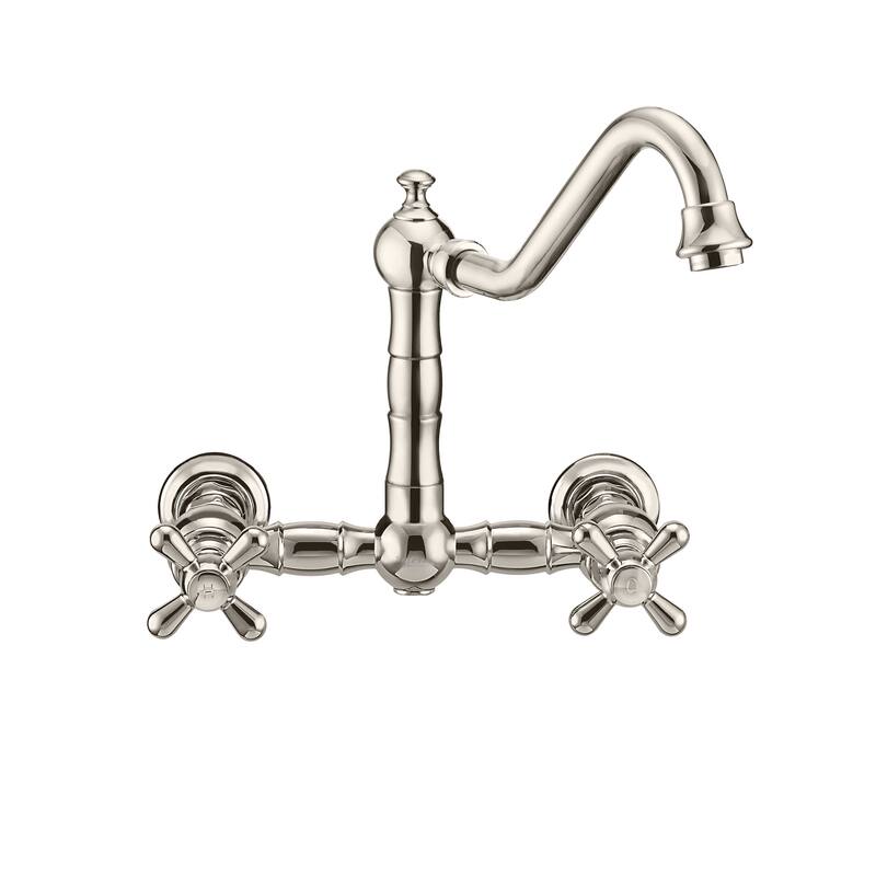 Whitehaus WHKWCR3-9402-NT Vintage III Plus 1.5 GPM Wall Mounted Bridge