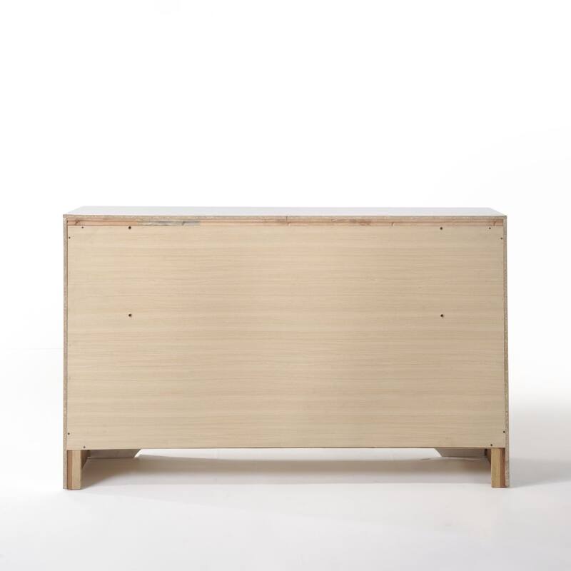 Wood 9 Drawers Chest, Storage Dresser with Jewelry Drawer, No Assembly