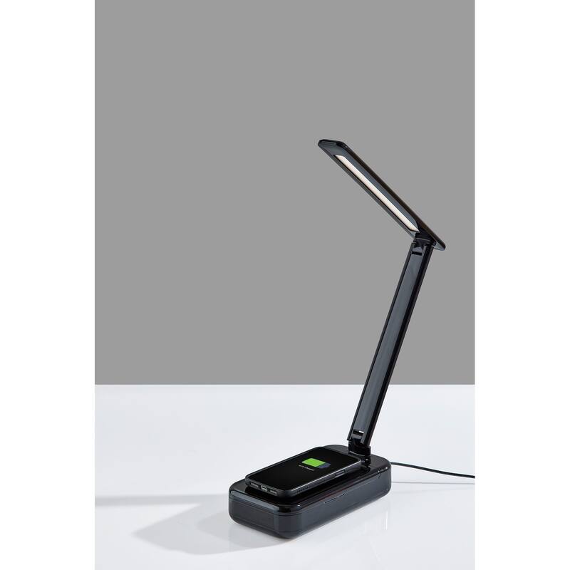 UV-C Sanitizing Desk Lamp w. Wireless Charging & Smart Switch
