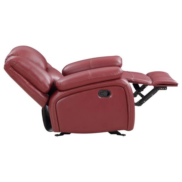 Faux Leather Power Motion Lift Recliner In Red Faux Leather Power Motion Lift Recliner In Red
