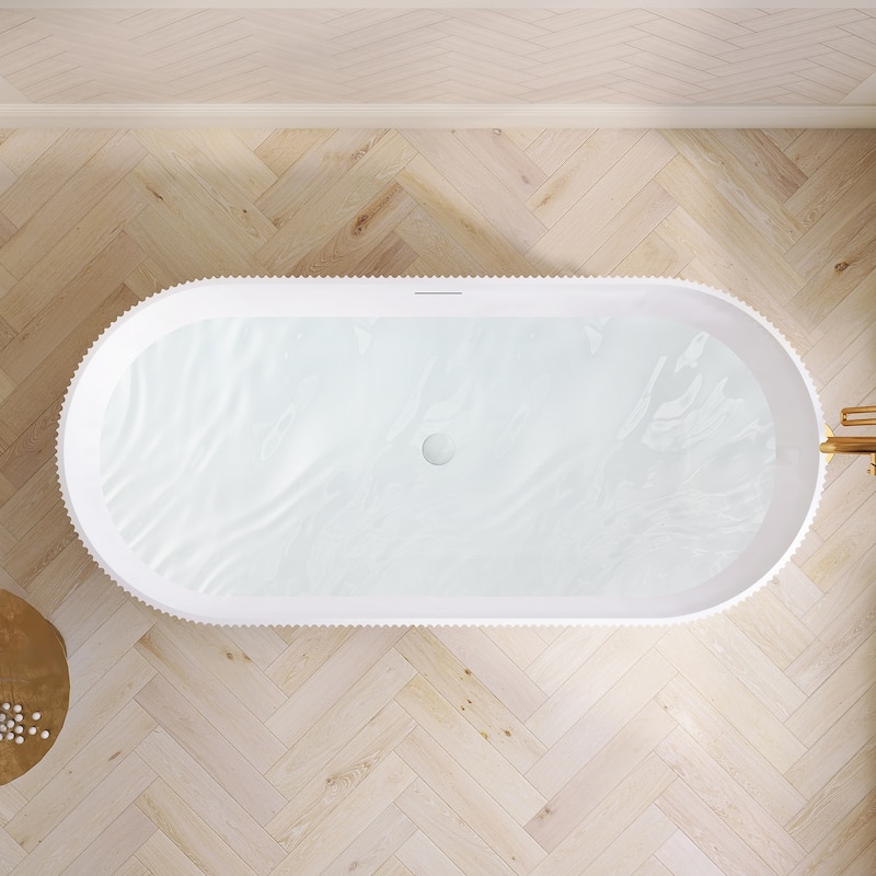 Linyi Freestanding Acrylic Soaking Bathtub