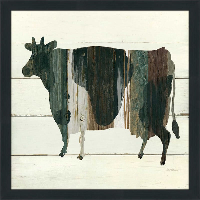 "Woodgrain Cow" by Carol Robinson Print on Acrylic