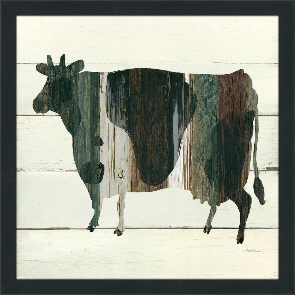 "Woodgrain Cow" by Carol Robinson Print on Acrylic