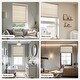 preview thumbnail 10 of 12, Madison Park Galen Matte Cordless Roman Blind Galen Matte fabric - 27" x 64"