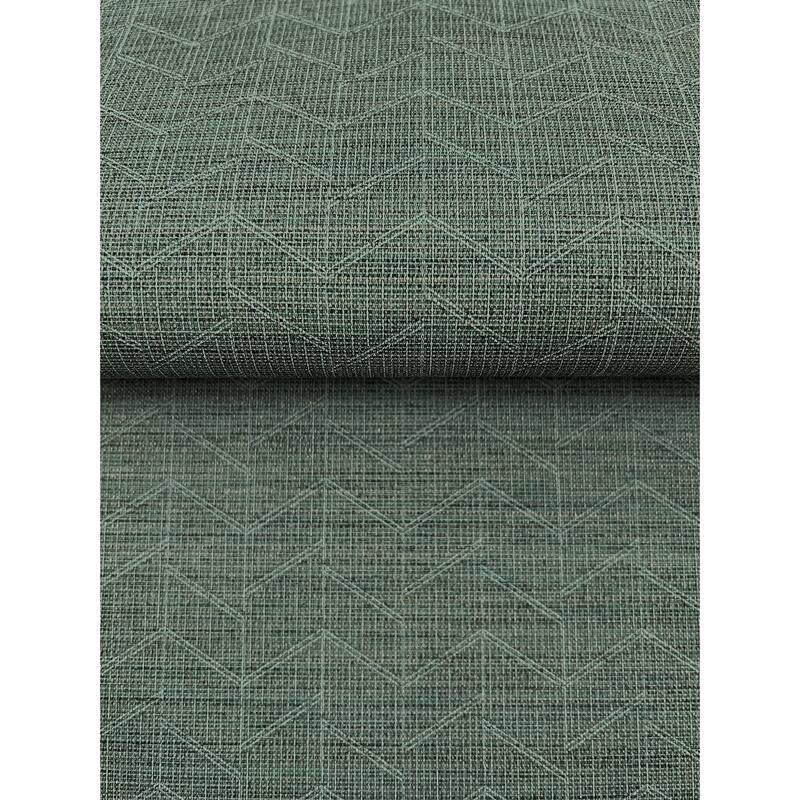 Warner Magnitude Dark Green Chevron Wallpaper