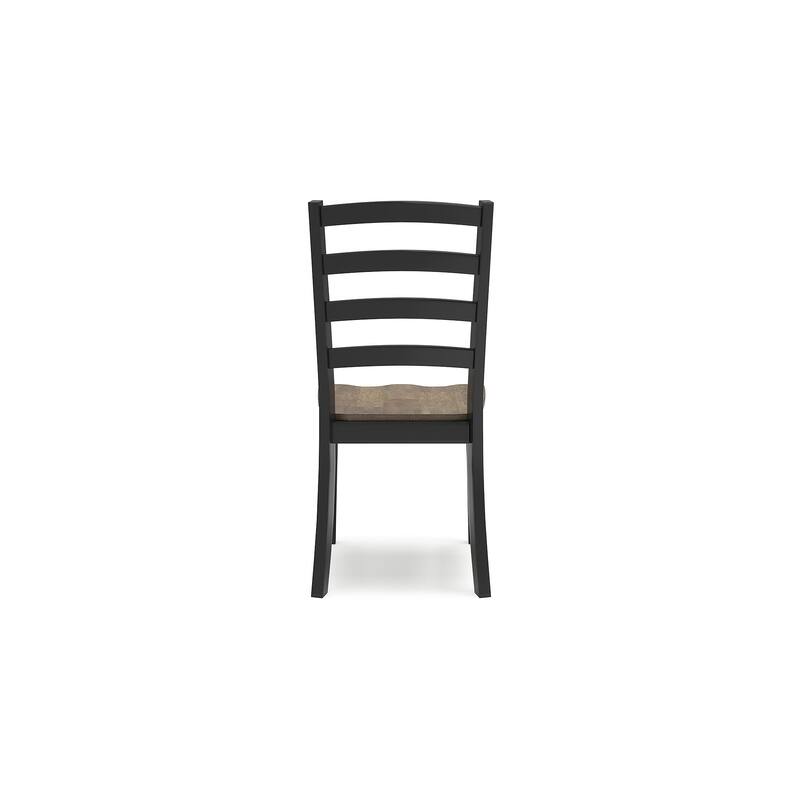 Signature Design by Ashley Wildenauer Black/Brown Dining Table and 4 Chairs
