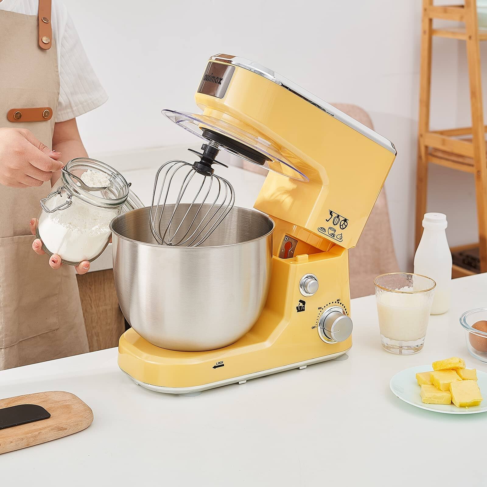 Stand Mixer with 5QT Stainless Steel Bowl, TiltHead Kitchen Electric