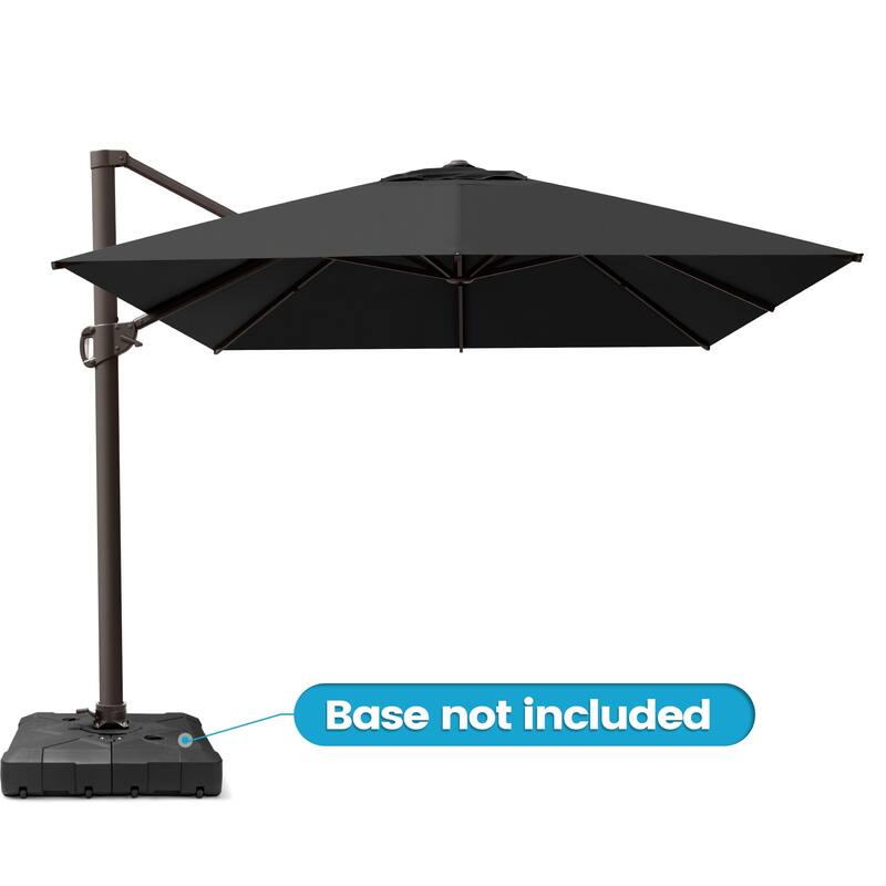 Luxury Outdoor Shade Canopy Patio Cantilever Offset Umbrella with 360-degree Rotation