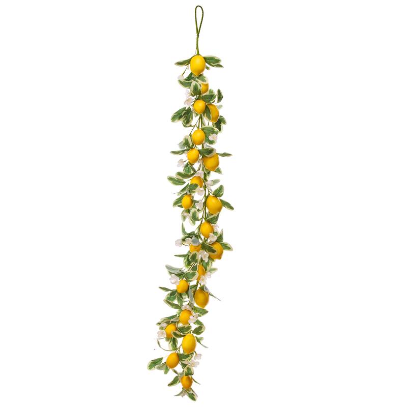 48" Lemon With Blossom Garland